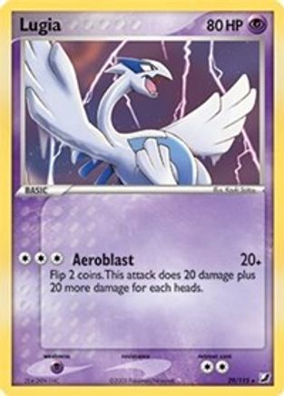 Lugia - 29/115 (EX Unseen Forces) (29) [Deck Exclusives] Holofoil