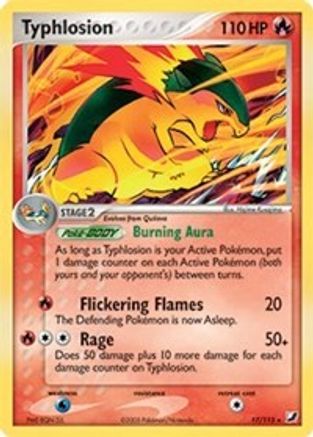Typhlosion - 17/115 (EX Unseen Forces) (17) [Deck Exclusives]