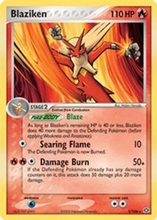 Blaziken - 1/106 (EX Emerald) (1) [Deck Exclusives]