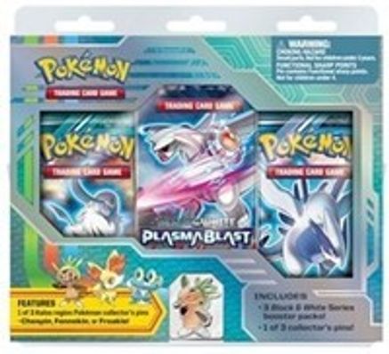 Pokemon Collector's Pin Three Pack Blisters (Chespin)