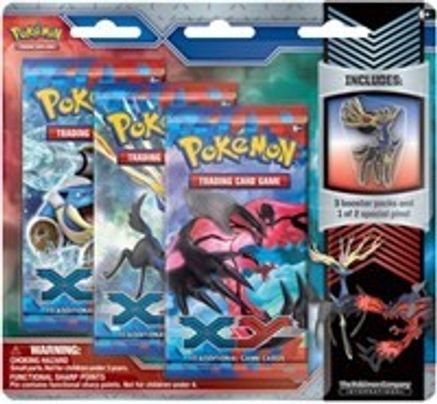 Pokemon XY Collector Pin 3 Pack Blisters [Xerneas]