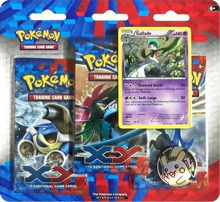 Pokemon XY 3 Pack Blister [Gallade]