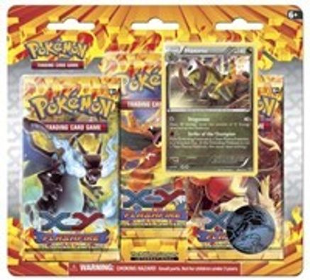 Pokemon Flashfire 3 Pack Blister [Haxorus]