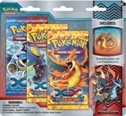 Pokemon Flashfire Collector Pin 3 Pack Blister [Mega Charizard Y]