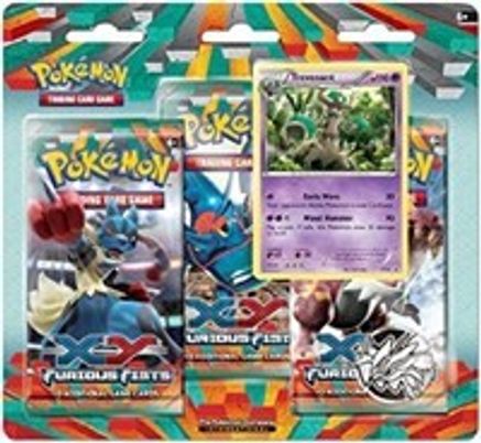 Pokemon Furious Fists 3 Pack Blister [Trevenant]
