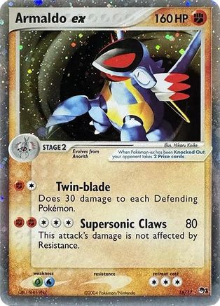 Armaldo ex (Holo) (16) [POP Series 1] Holofoil