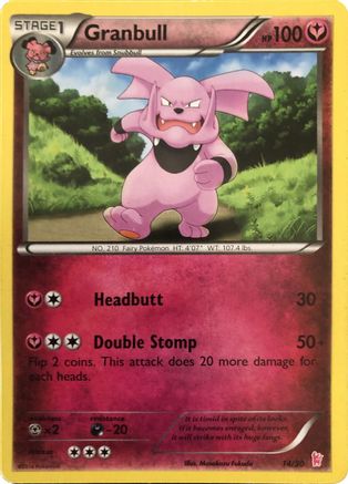 Granbull (#14) (14) [XY Trainer Kit: Sylveon & Noivern]