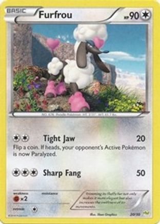 Furfrou (#20 - Noivern) (20) [XY Trainer Kit: Sylveon & Noivern]