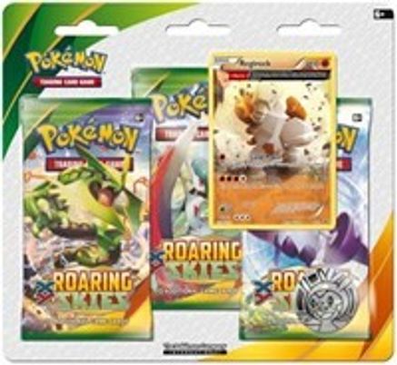 Pokemon Roaring Skies 3 Pack Blister [Regirock]