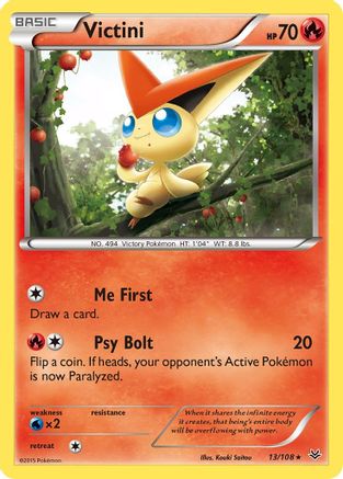 Victini (13) [XY - Roaring Skies] Reverse Holofoil