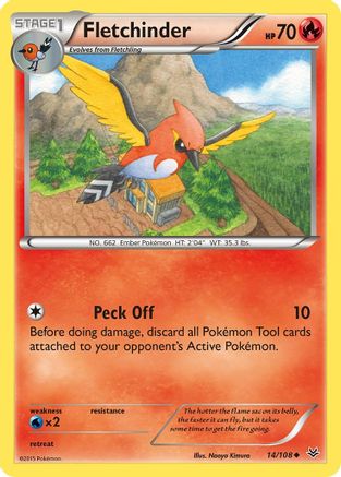Fletchinder (14) [XY - Roaring Skies]