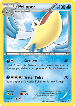 Pelipper (19) [XY - Roaring Skies]