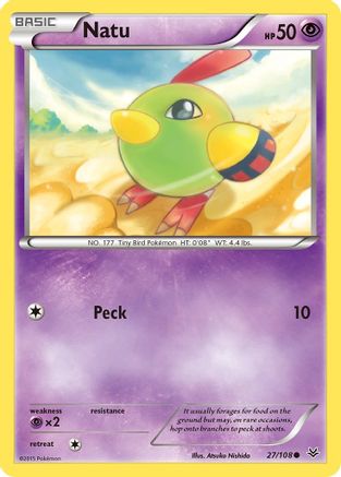 Natu (27) (27) [XY - Roaring Skies] Reverse Holofoil