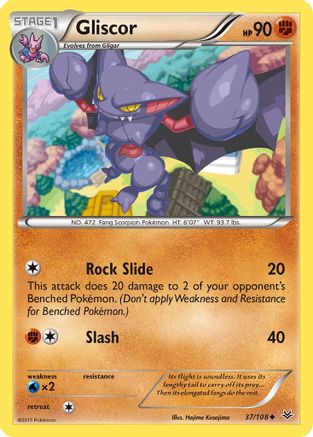 Gliscor (37) [XY - Roaring Skies] Reverse Holofoil