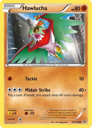 Hawlucha (39) [XY - Roaring Skies] Reverse Holofoil