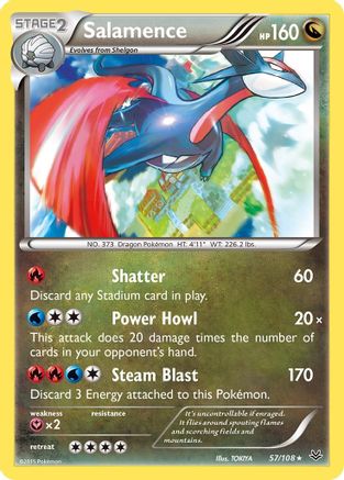 Salamence (57) [XY - Roaring Skies] Holofoil