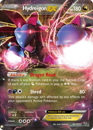 Hydreigon EX (62) [XY - Roaring Skies] Holofoil