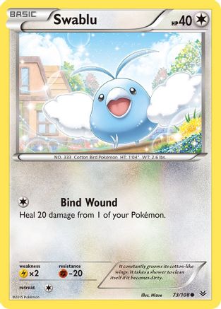 Swablu (73) [XY - Roaring Skies] Reverse Holofoil