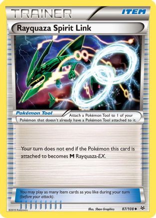 Rayquaza Spirit Link (87) [XY - Roaring Skies]