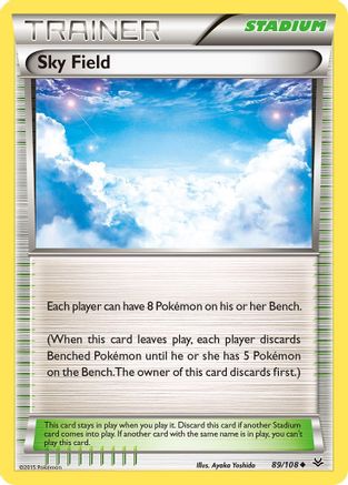 Sky Field (89) [XY - Roaring Skies] Reverse Holofoil