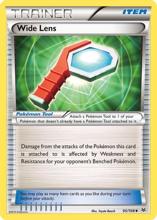 Wide Lens (95) [XY - Roaring Skies] Reverse Holofoil
