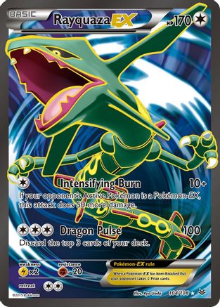 Rayquaza EX (104 Full Art) (104) [XY - Roaring Skies] Holofoil