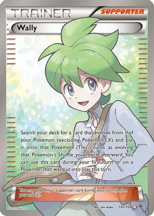 Wally (107 Full Art) (107) [XY - Roaring Skies] Holofoil