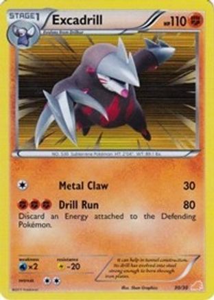 Excadrill (#30 Holo) (30) [BW Trainer Kit: Excadrill & Zoroark] Holofoil