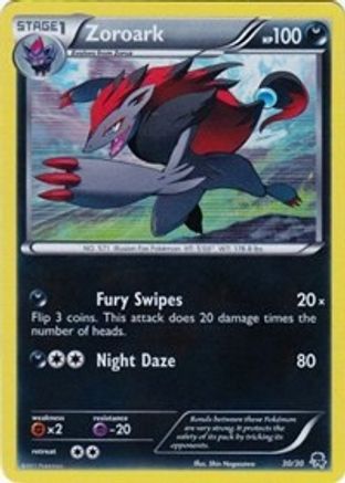 Zoroark (#30 Holo) (30) [BW Trainer Kit: Excadrill & Zoroark] Holofoil