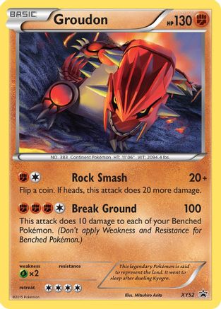 Groudon - XY52 (XY52) [XY Promos] Holofoil