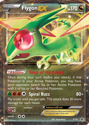 Flygon EX (XY61) [XY Promos] Holofoil