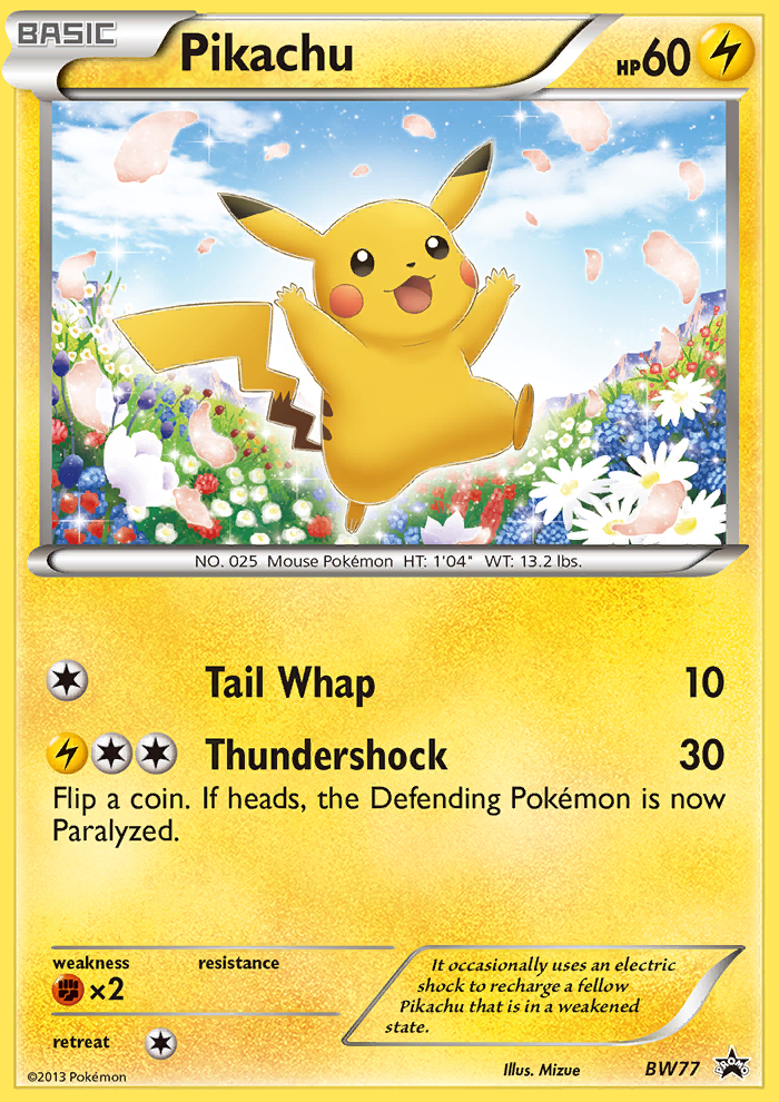 Pikachu (BW77) [BW Black Star Promos]