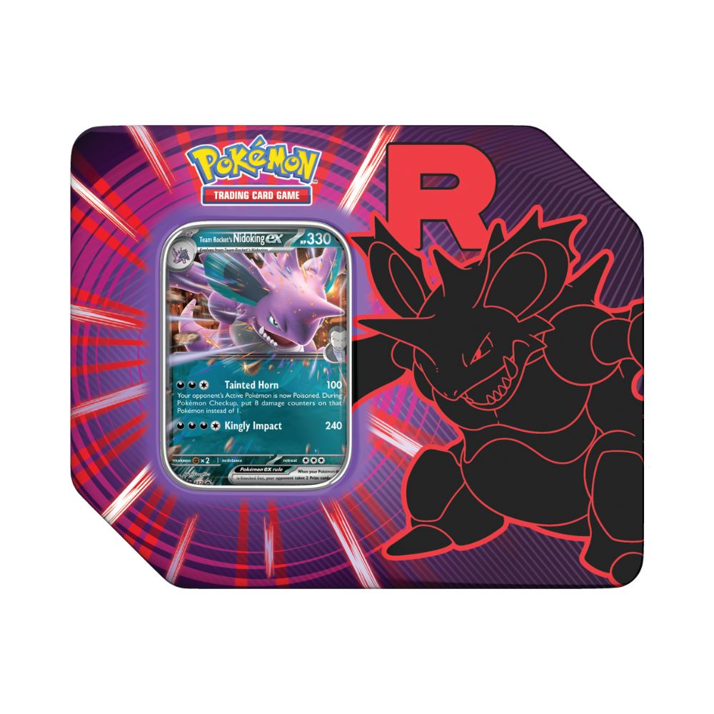 Pokemon Team Rocket Tin (Nidoking ex)