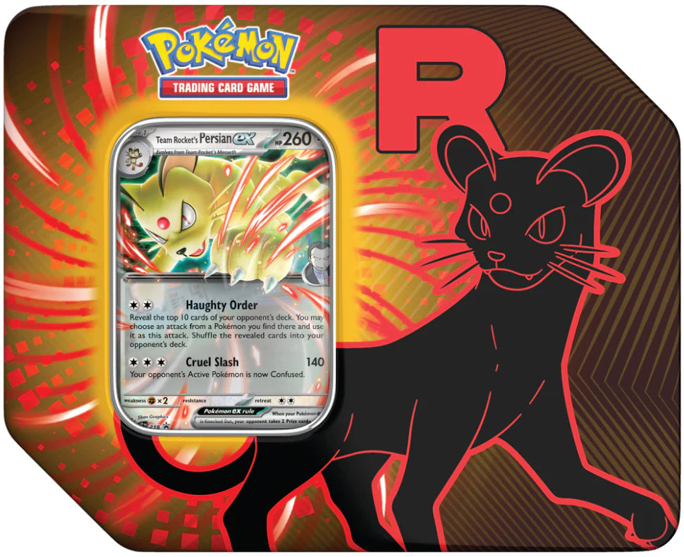 Pokemon Team Rocket Tin (Persian ex)