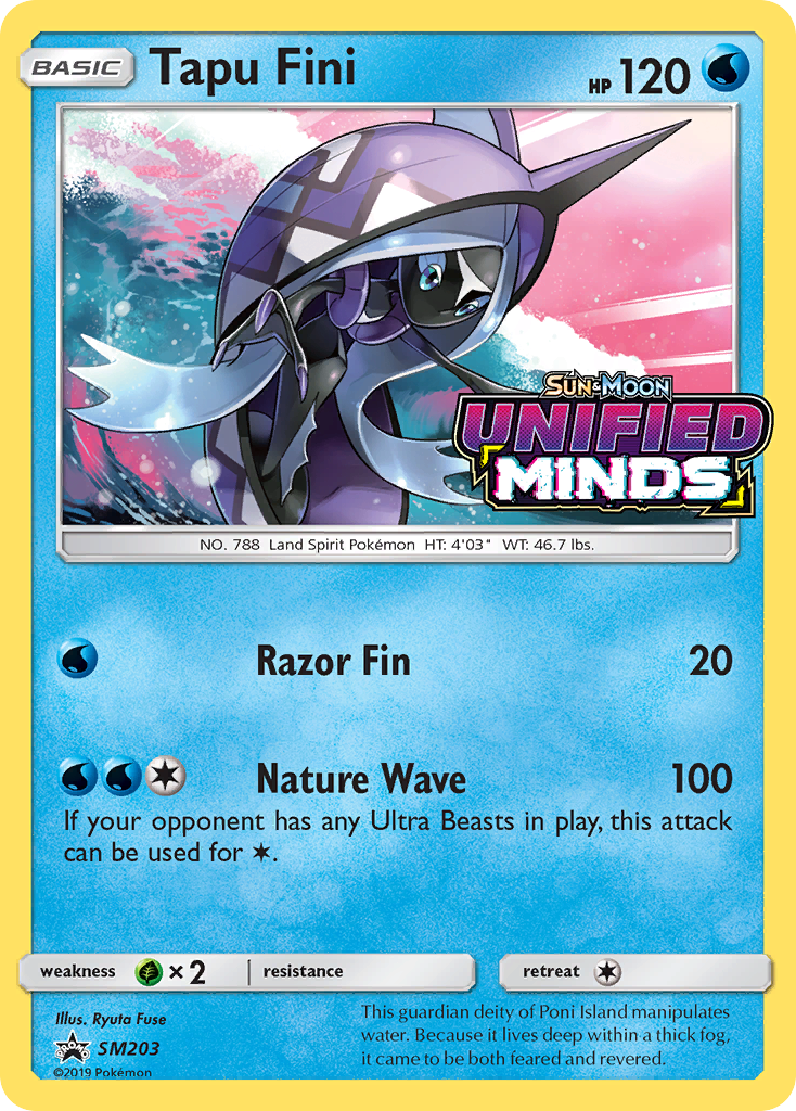 Tapu Fini - SM203 (Prerelease) (SM203) [SM Promos] Holofoil