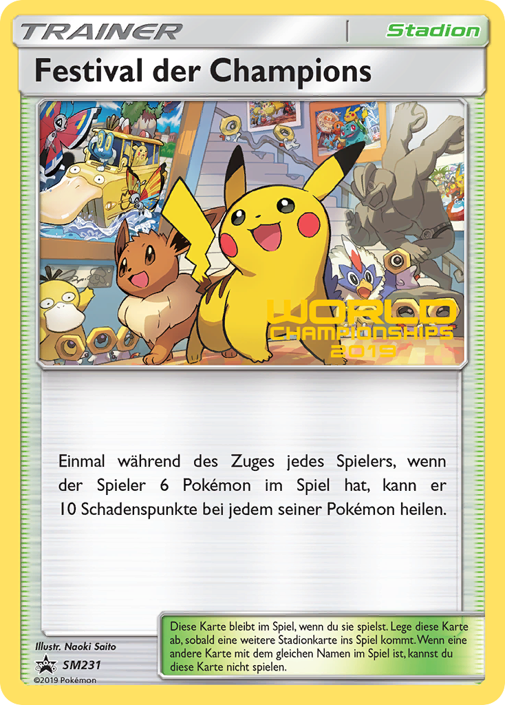 Champions Festival - SM231 (World Championships 2019) (SM231) [SM Promos]