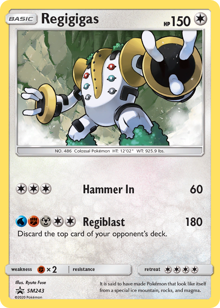 Regigigas - SM243 (SM243) [SM Promos] Holofoil
