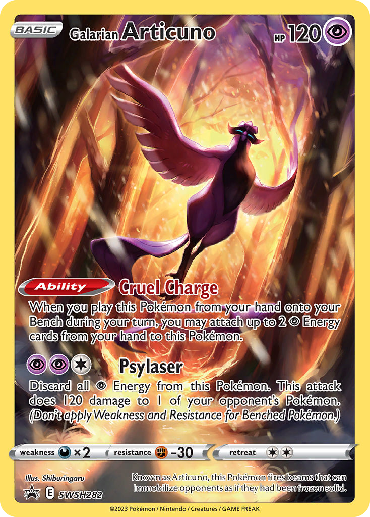 Galarian Articuno (SWSH282) [SWSH Black Star Promos]