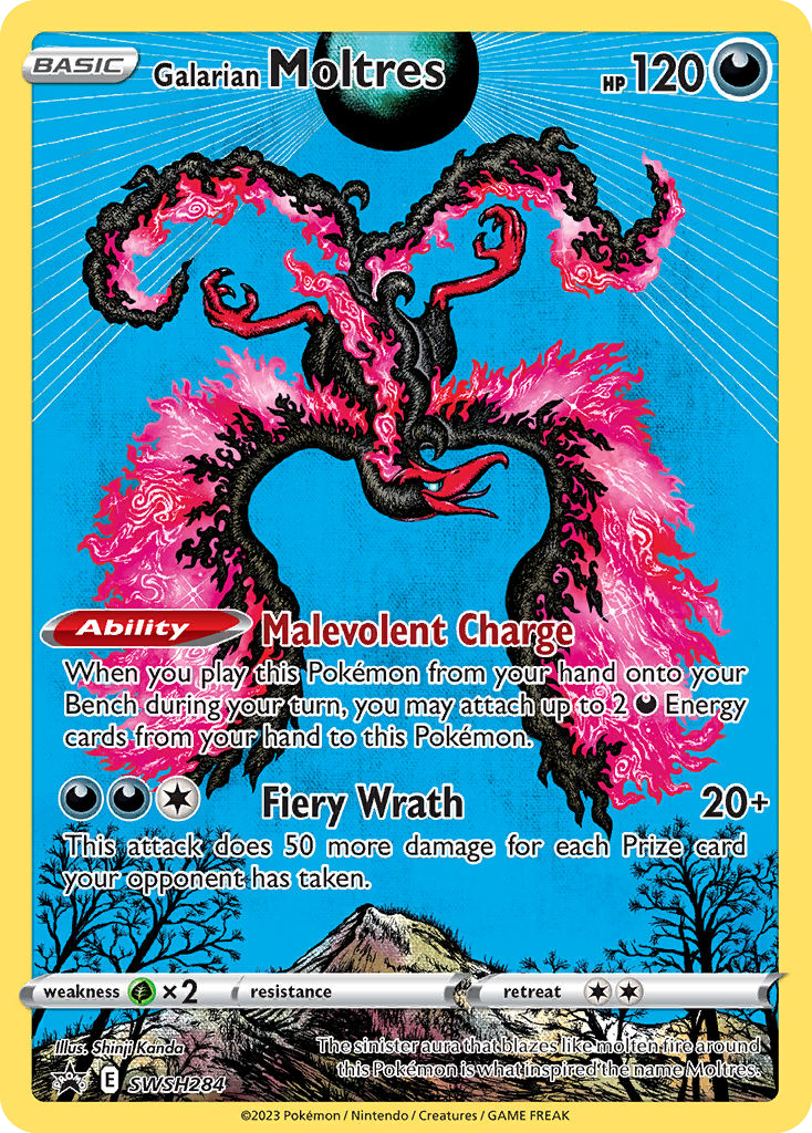 Galarian Moltres (SWSH284) [SWSH Black Star Promos]