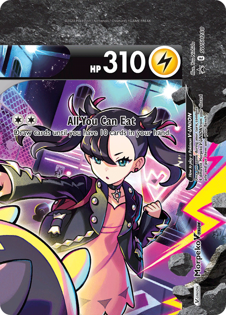 Morpeko V-UNION (SWSH288) [SWSH Black Star Promos]