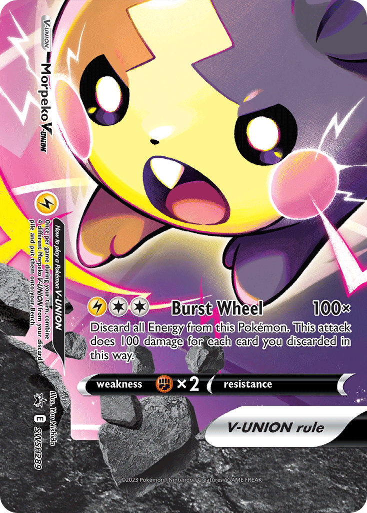 Morpeko V-UNION (SWSH289) [SWSH Black Star Promos]