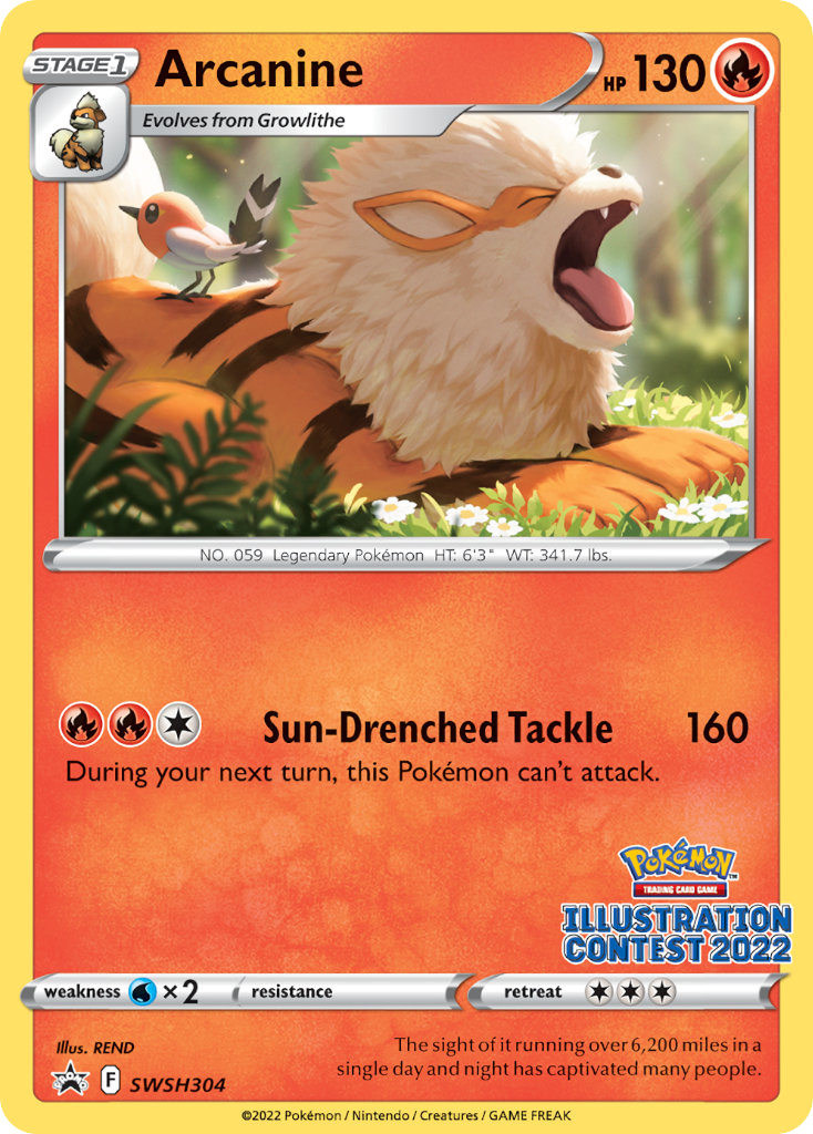 Arcanine (SWSH304) [SWSH Black Star Promos]