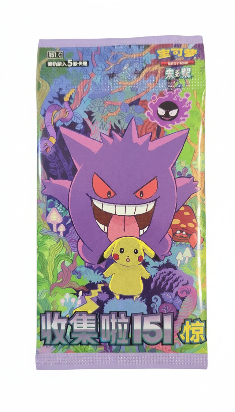 pokemon.booster box Pokemon Collect 151: Surprise Slim Booster Box (Simplified Chinese) [1 –  Savvy Hobbyist LLC main image 1